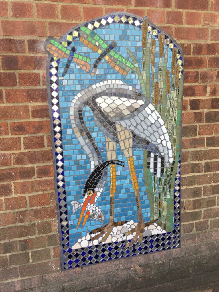 Artyface mosaic - Walthamstow Wetlands