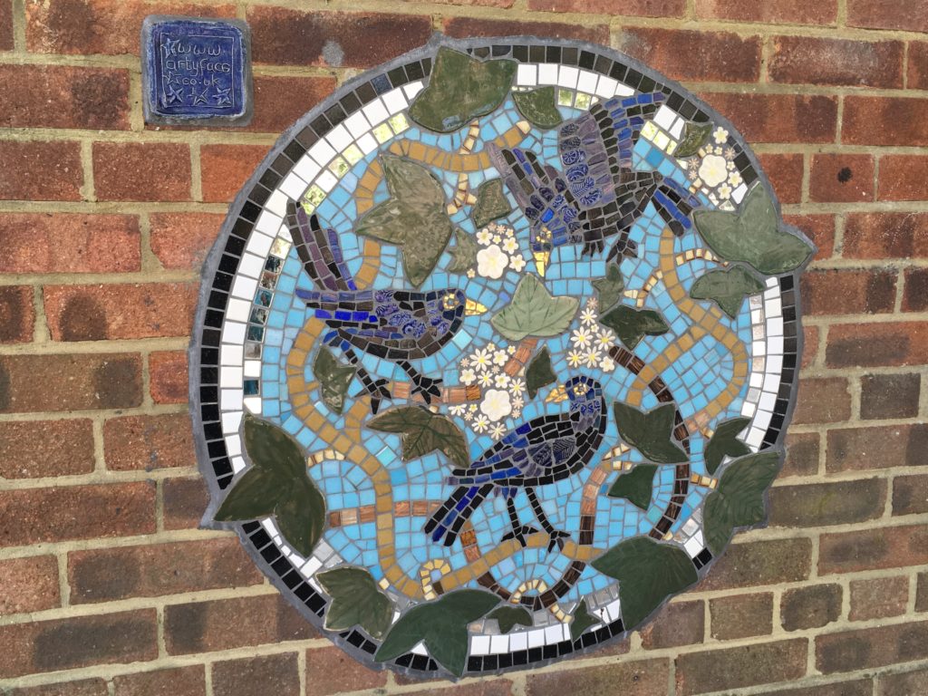 Artyface birds mosaic