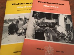 Walthamstow Matters 1962 and 1963