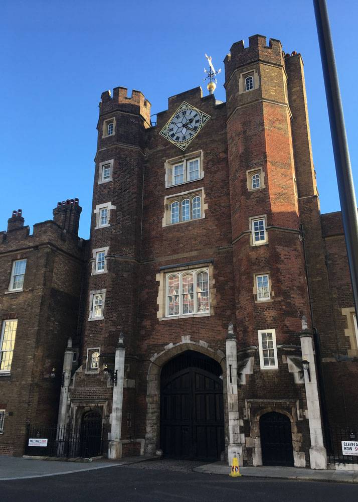 Towers and gate of St James's Palace